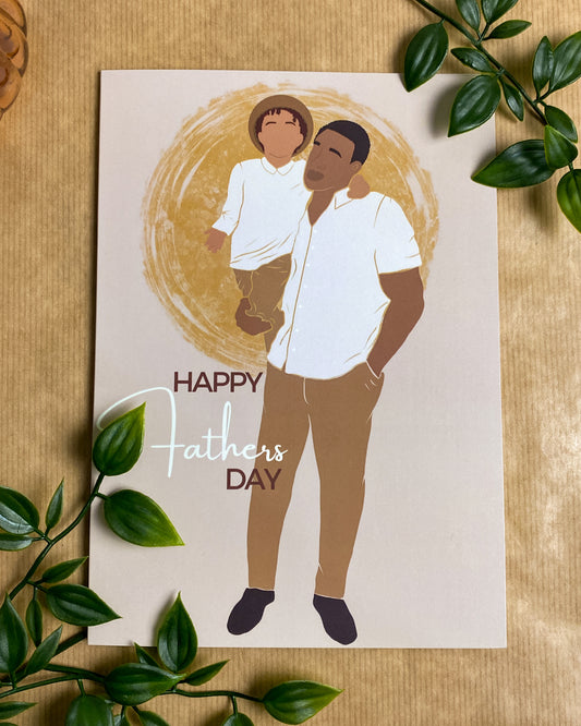 Daddy & Me Father's Day Card - Special Boy Dad