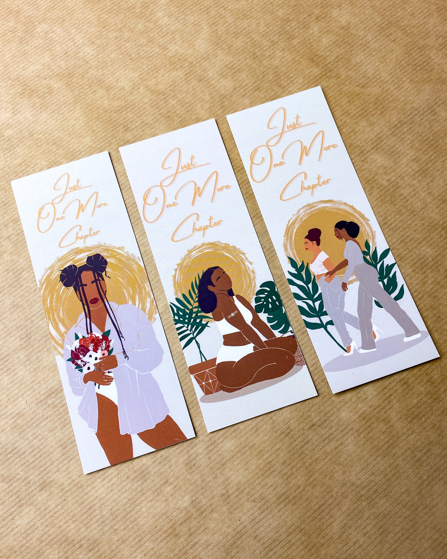 3 Pack Black Woman Bookmark Set.