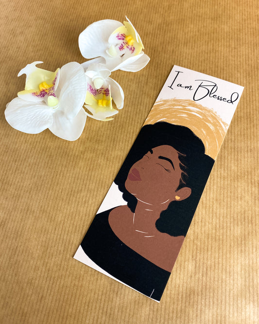I Am Blessed Black Woman Bookmark