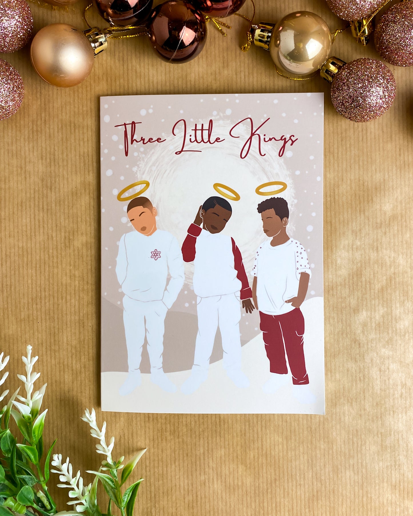 Three Little Kings - Boy Christmas Card 6 A6 Card Multipack