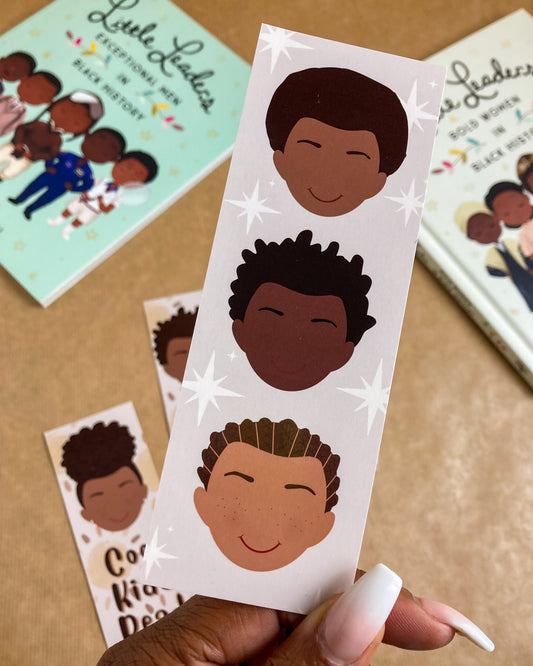 Three Kids Bookmark - Boy